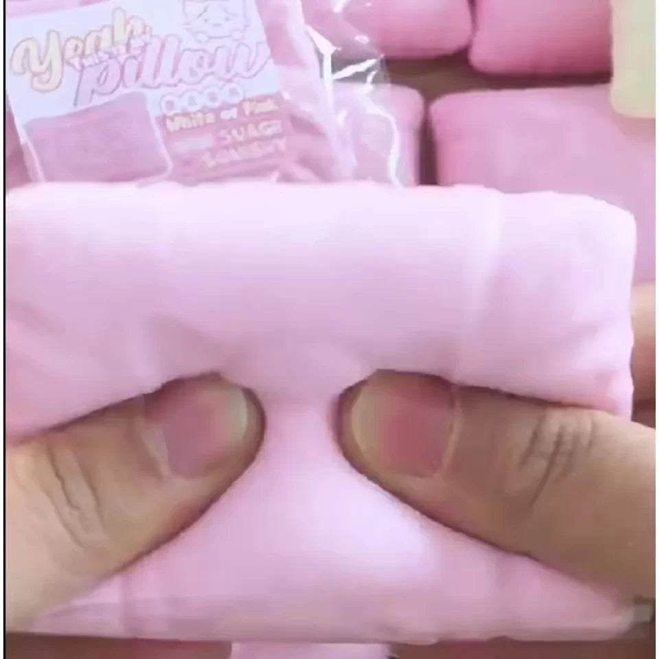 Squishy Simulated Cat Pillow Stress Relief Toy | Slow Rising Sensory Fidget additional angle