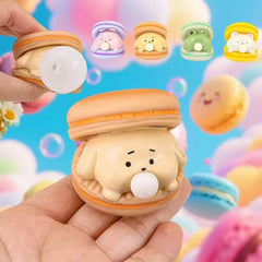 Cute Animal Frog Spitting Bubble Burger Stress Relief Pinch Children's Toys Office Fu alternate view