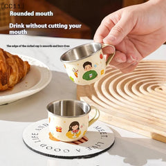 〔CC11〕80/220ml Stainless Steel Water Cup Mug For Kids Anti Scalding Milk Coffee Cup Mini detail view
