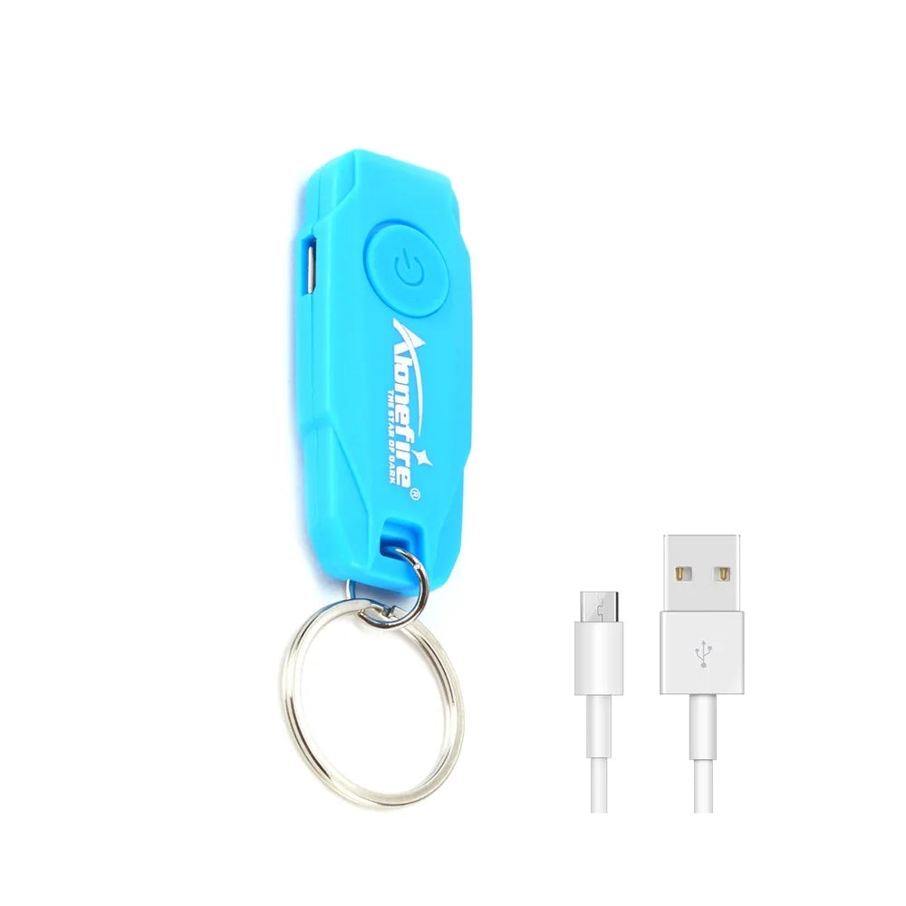 Mini LED Keychain Light | USB Rechargeable Compact Flashlight lifestyle view