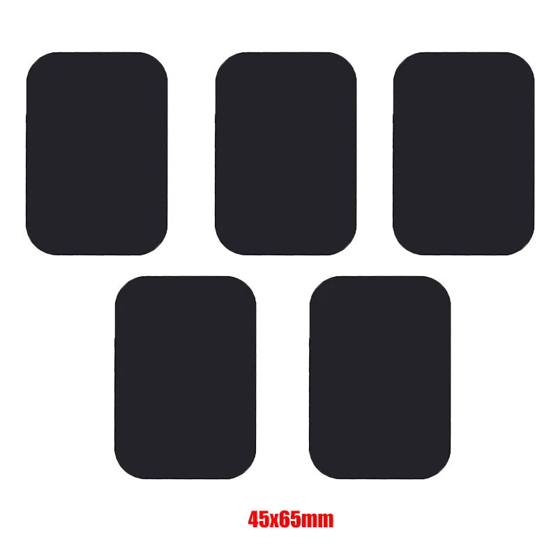 5pcs/Set Metal Disk Plate for Magnetic Phone Holder Black Iron Sheet Disk Sticker Car Phone Magnet Stand Accessories for car
