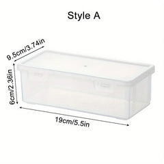 Plastic Pencil Box School Office Storage Organizer for Pens Markers Erasers alternate view