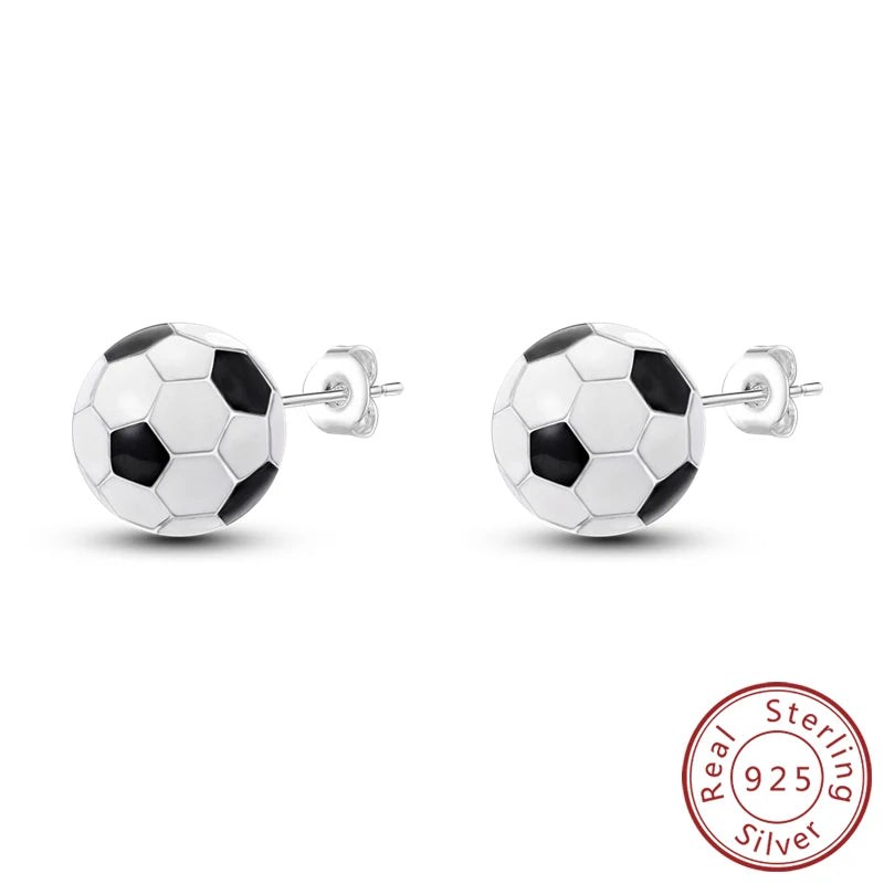 925 Stainless Steel Stud Earrings For Women Girls Simple Flower Bow Star Moon Zirco additional angle