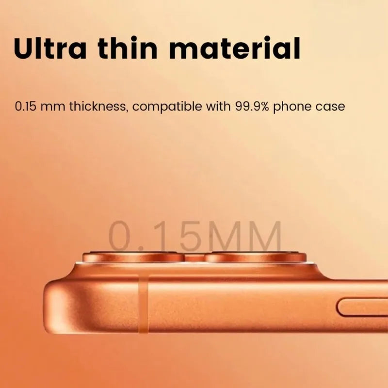 5Pcs Matte Lens Film For IPhone 17 Pro Max 17 Pro 17 Air 17 Phone Accessories Anti Fin close-up view