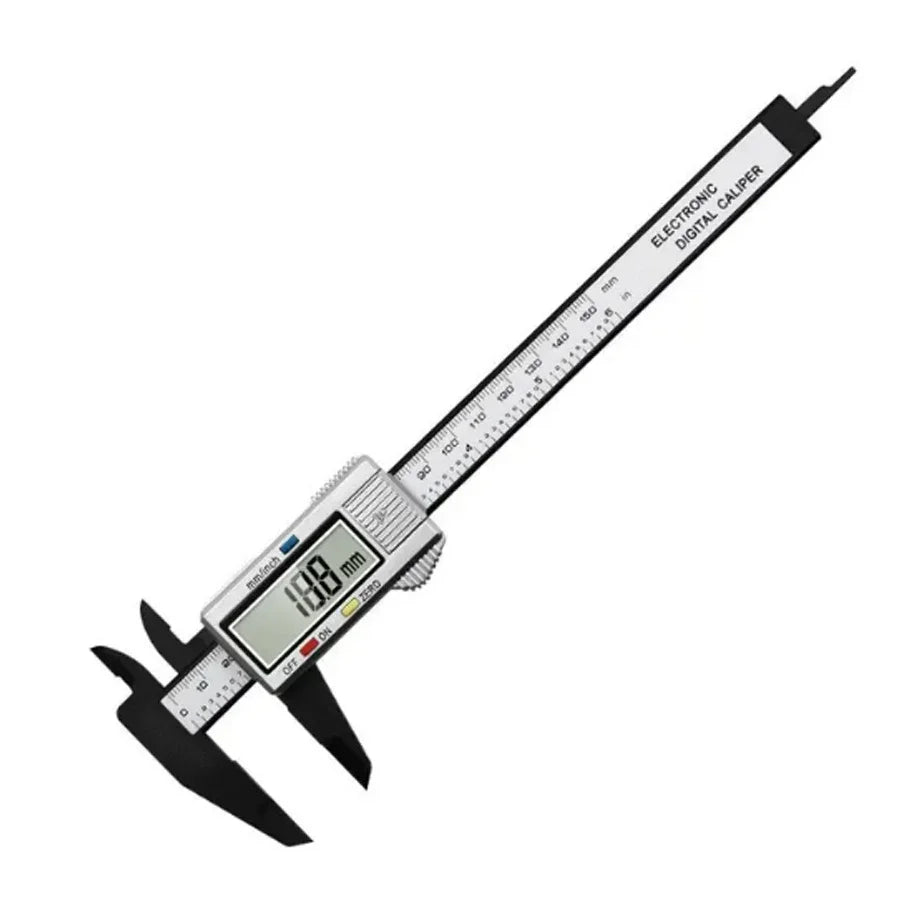 Digital Plastic Vernier Caliper | 0-150mm LCD Display Measuring Tool additional angle