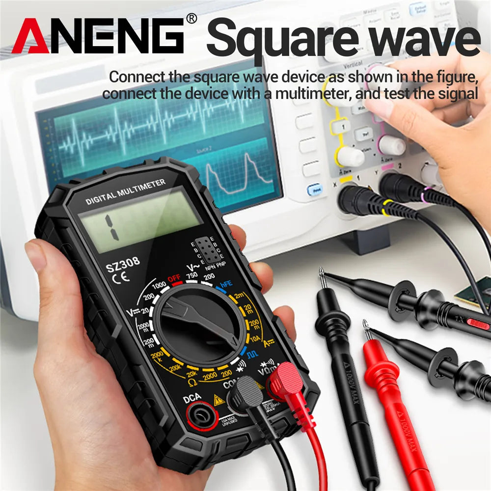 ANENG SZ308 Digital Multimeter AC/DC Current Meter Voltage Resistance Meter Electrici alternate view
