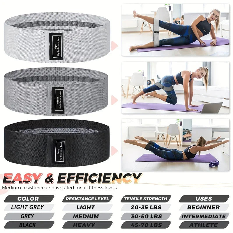 Crochet Gradient Color Resistance Band | Single Training Ring for Deep Squat and Glutes detail view