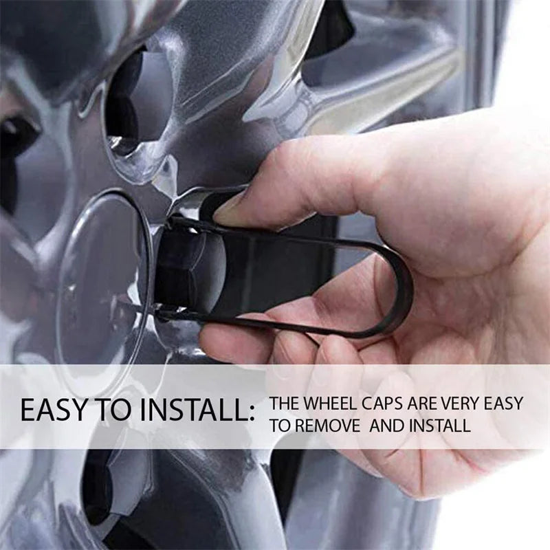 17mm/19mm/21mm 20Pcs Car Wheel Nut Caps Protection Covers Caps Auto Hub Screw Cover Bl close-up view