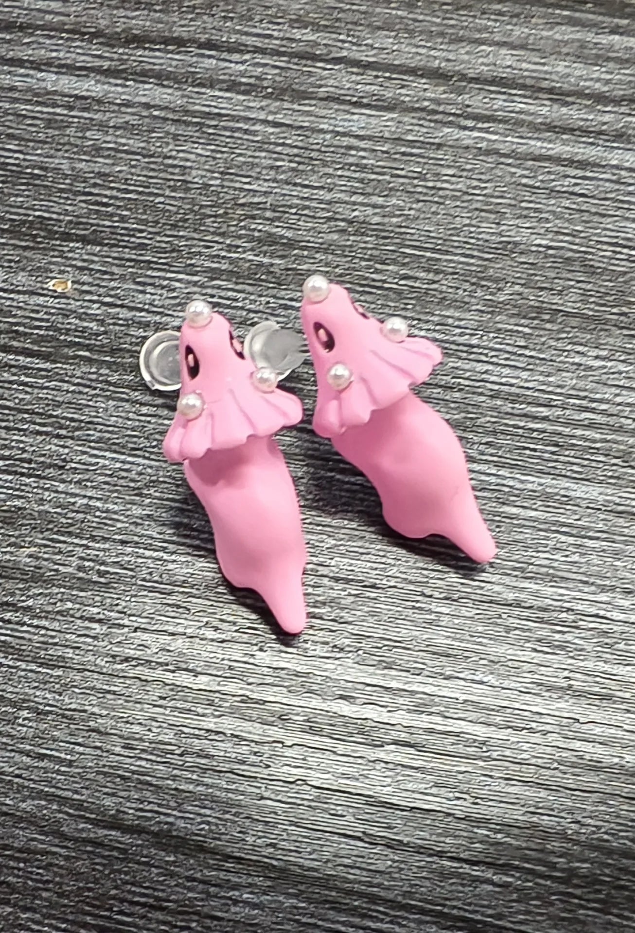 Imitation Animal Biting Shark Stud Earrings for Women additional angle