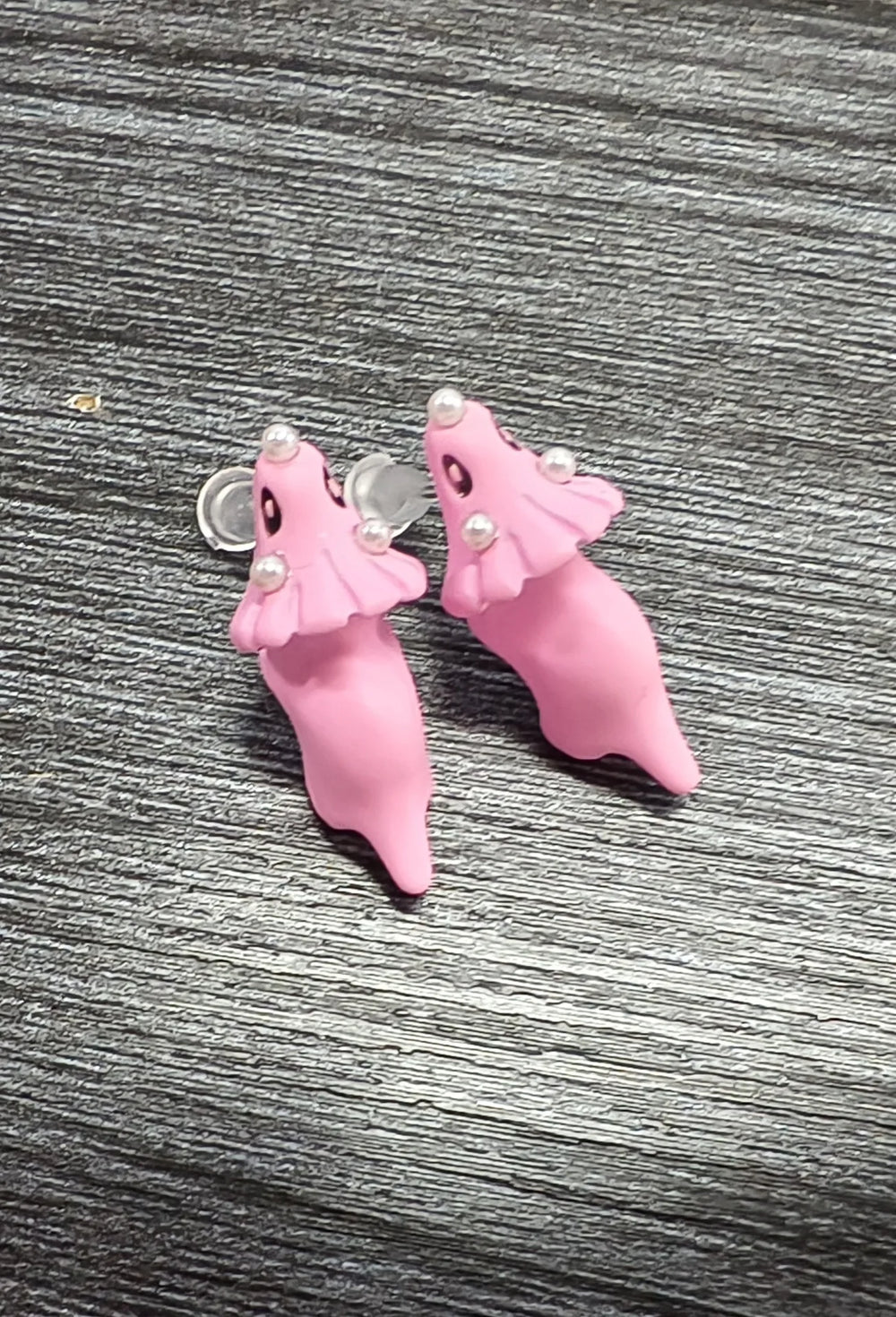 Imitation Animal Biting Shark Stud Earrings for Women additional angle