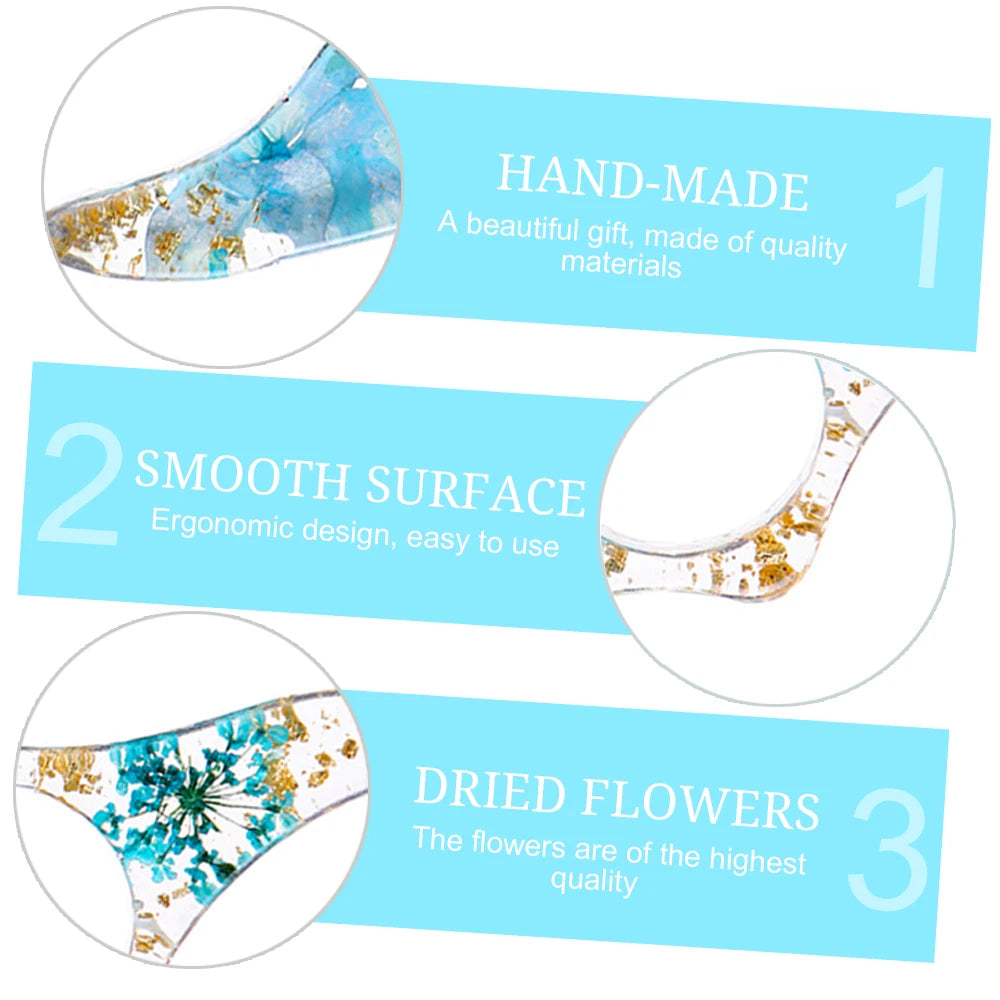 Exquisite Dried Flowers Thumb Book Support Book Page Holder Reading Aid Convenient Bo alternate view