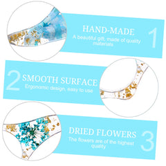 Exquisite Dried Flowers Thumb Book Support Book Page Holder Reading Aid Convenient Bo alternate view