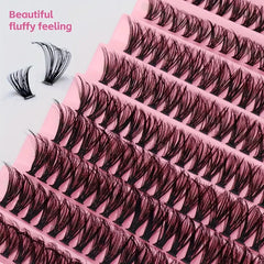Cluster Lashes 200 Pack | DIY Individual Eyelashes with Natural Wispy Look alternate view