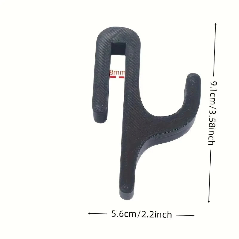 Modern Plastic Shower Hook detail view