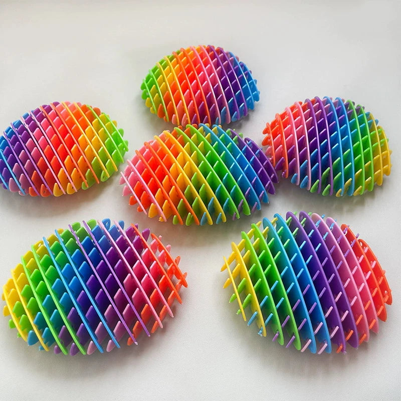 3D Telescopic Decompression Elastic Mesh Toys Stress Relief Small Worm Decompression alternate view