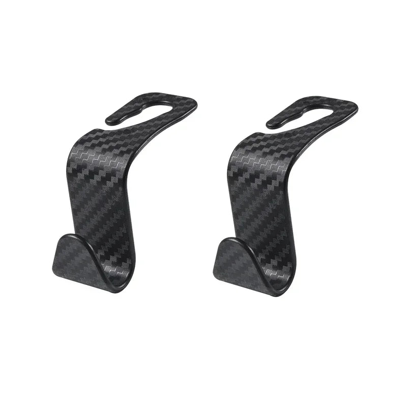 Universal Car Seat Back Hook Headrest Hanger for Bag Pouch Clothes Hanging Hooks Headr close-up view
