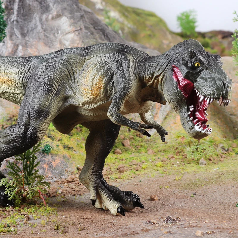 Oenux Dinosaurs World Action Figures | Savage Jurassic Indominus Rex Spinosaurus Trice close-up view