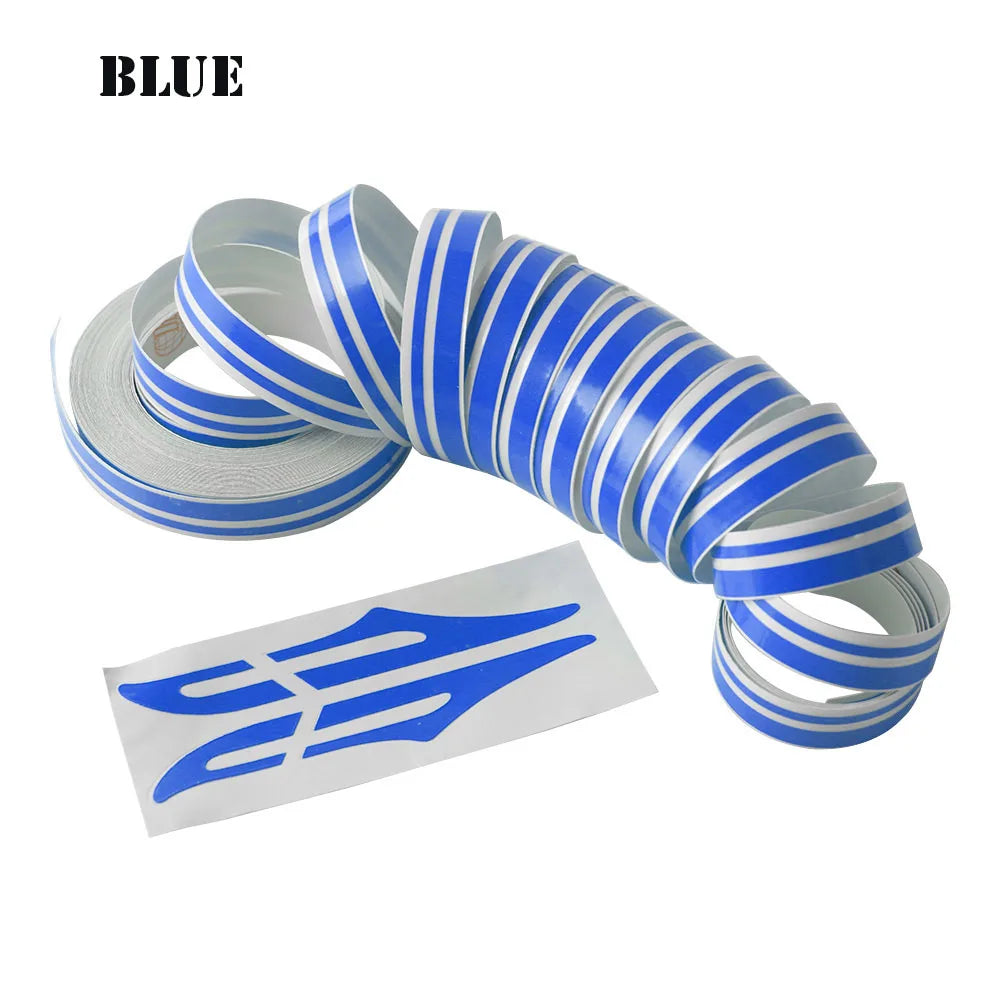 Multicolor Striping Pin Stripe Double Line Tape Car Body Decal Vinyl Sticker additional angle