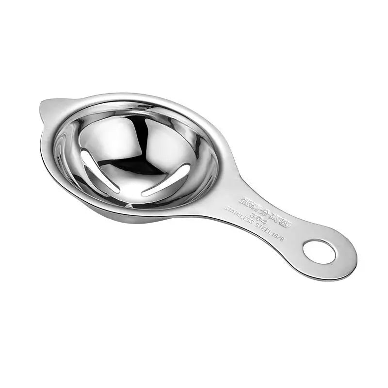 Stainless Steel Egg Yolk Separator | Kitchen Egg Divider Tool for Baking and Cookin additional angle