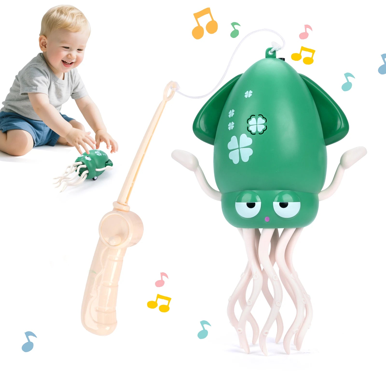 Dancing Ghosts&Dancing Corn Kids Clockwork Pet Toys Cartoon Interactive Baby Crawling alternate view