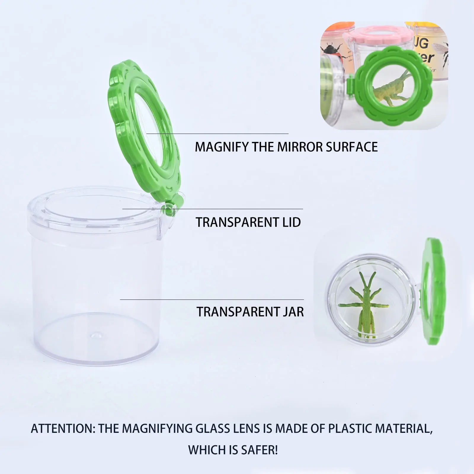 Children'S Insect Observation Box, Outdoor Exploration, Tadpole Insect Collection Box lifestyle view