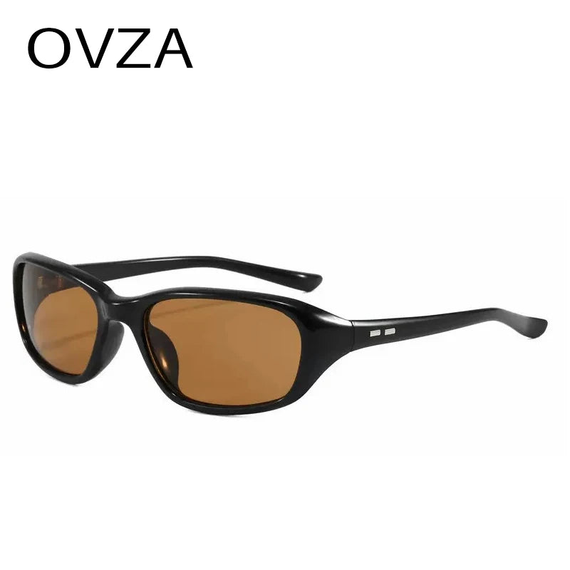OVZA Rectangle Sunglasses for Women | UV400 Retro Fashion Shades lifestyle view