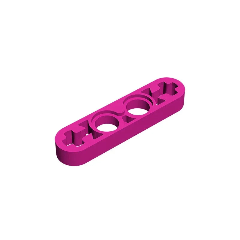 Gobricks GDS-690 Technical Liftarm Thin 1 x 4 with Axle Holes | Compatible Building additional angle