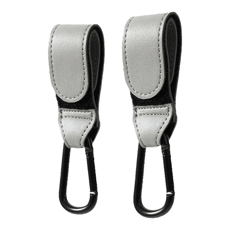 Baby Stroller Hook PU Leather Pram Hanger alternate view