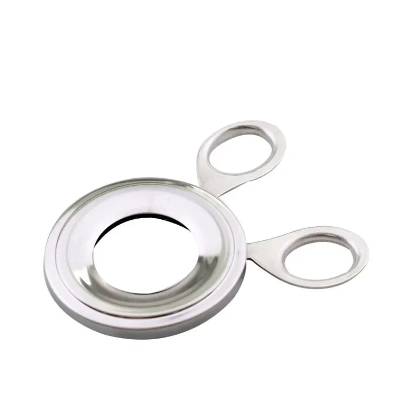 Egg Opener Scissors | Stainless Steel Kitchen Egg Slicer and Cutter Tool additional angle