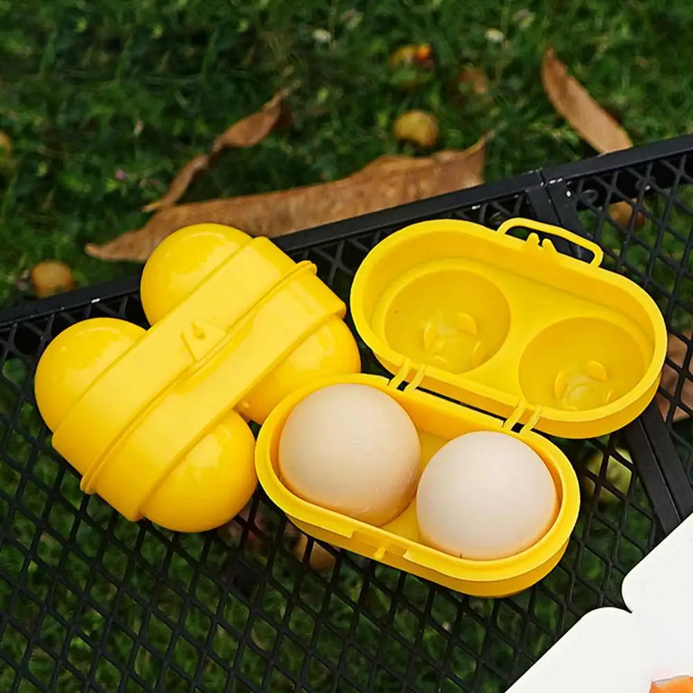 Grid Egg Storage Box Container Portable Plastic Egg Holder alternate view
