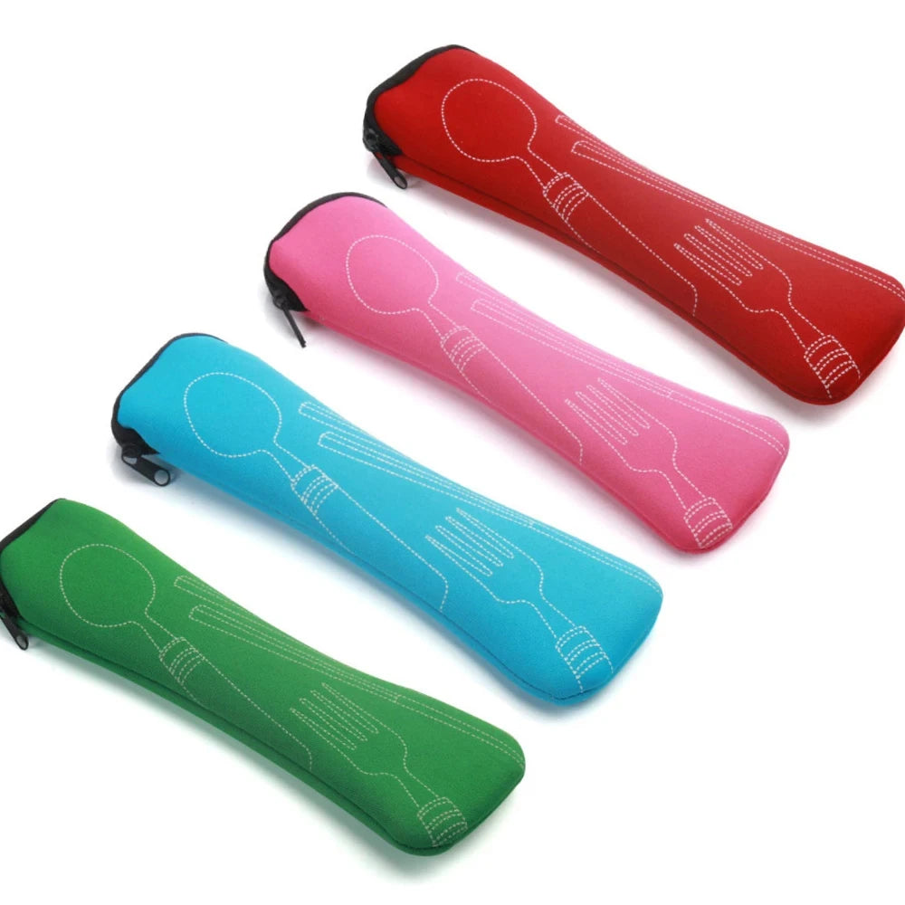 Portable Cutlery Bag | Travel Storage Pouch for Fork and Spoon detail view