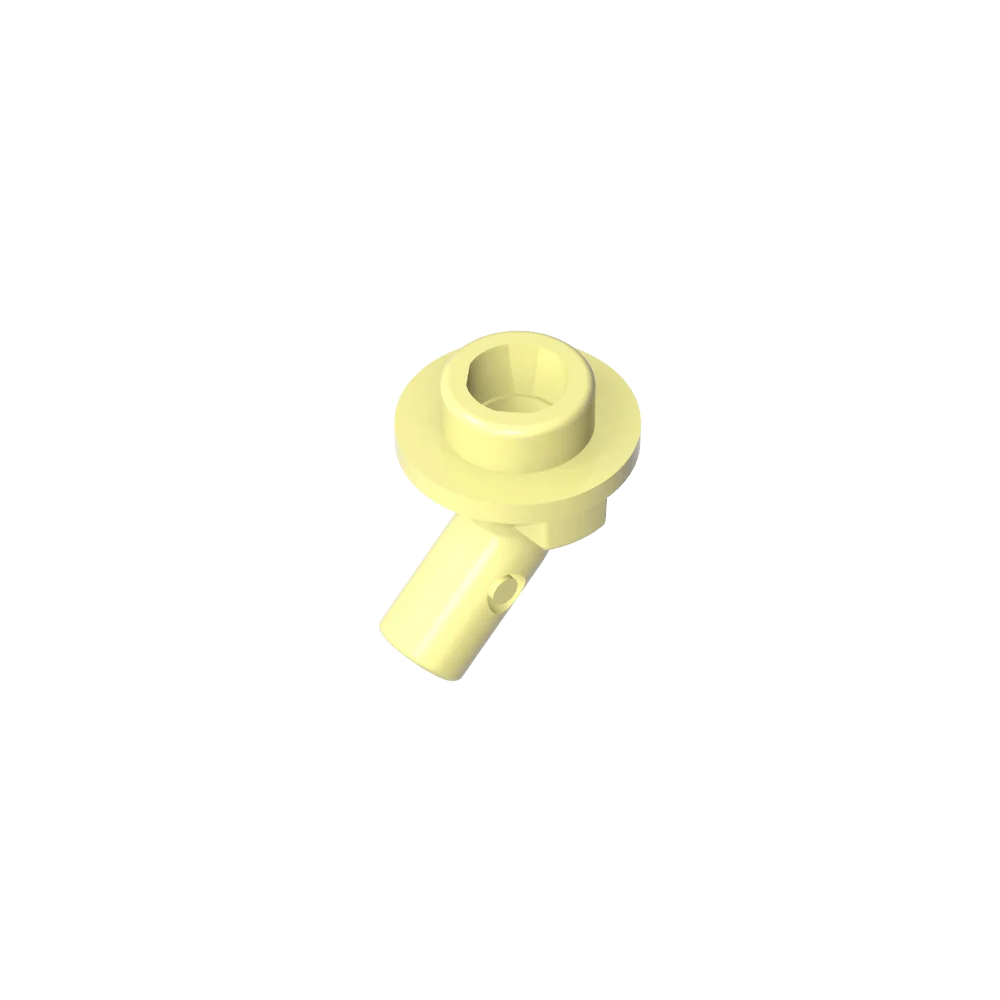 Gobricks GDS-2192 Bar, Angled with Stud on End | Compatible with Lego 65578 Technic additional angle