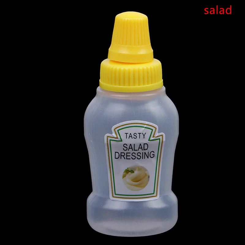30ml Condiment Squeeze Bottle Silicone Salad Dressing Container Tomato Sauce Seasonin alternate view