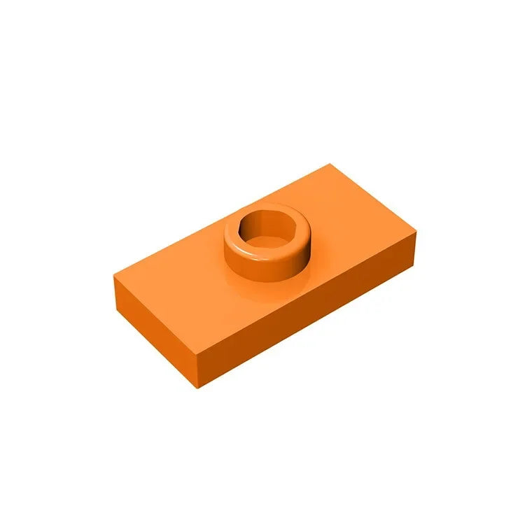 Gobricks PLATE 1X2 W. 1 KNOB | Modified Building Block Compatible with Lego 15573 additional angle