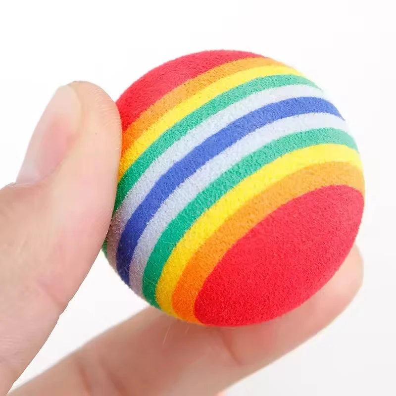 Ball Interactive Cat Dog Play Chewing Rattle Scratch Ball Training Balls Pet Toys lifestyle view