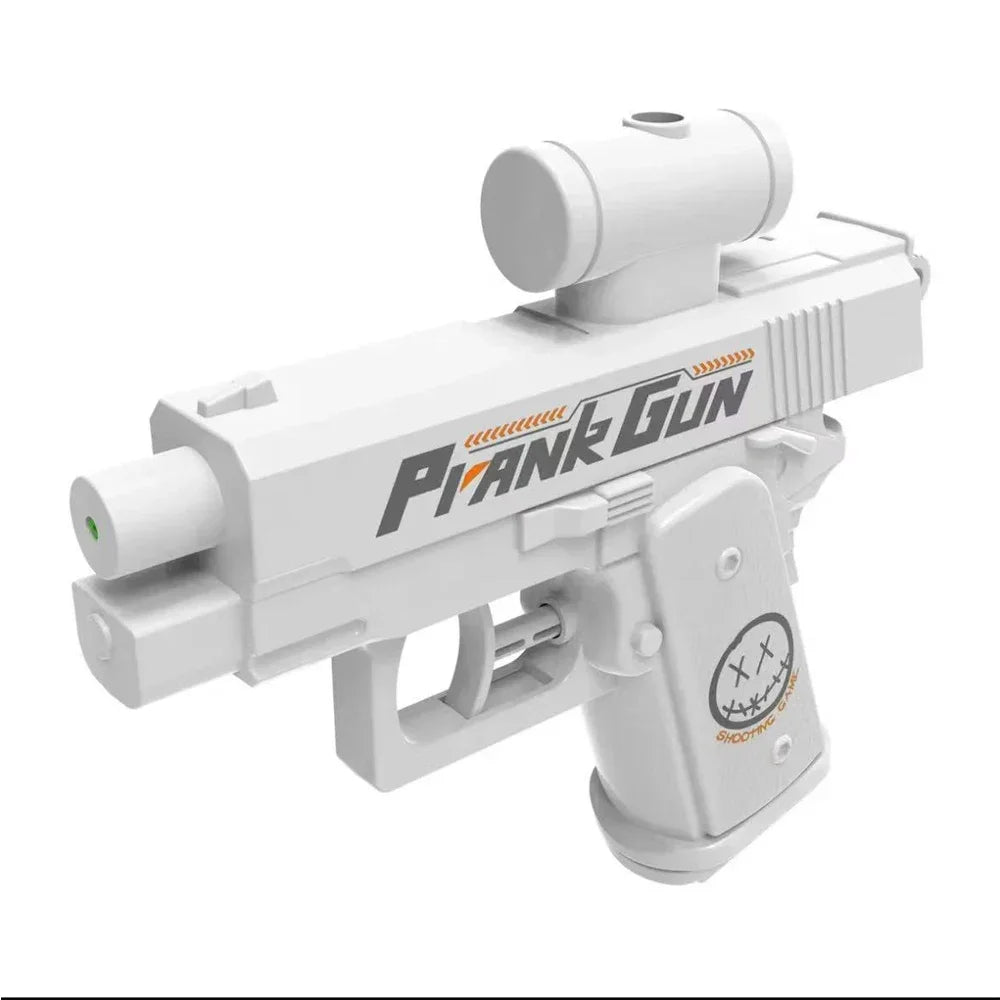 2-Way Reverse Splash Water Spray Gun | Double Directional Prank Toy close-up view