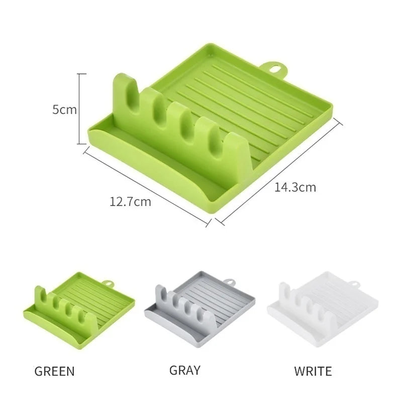 Spoon Holders Fork Spatula Rack Shelf Organizer Plastic Chopsticks Holder Non-slip additional angle