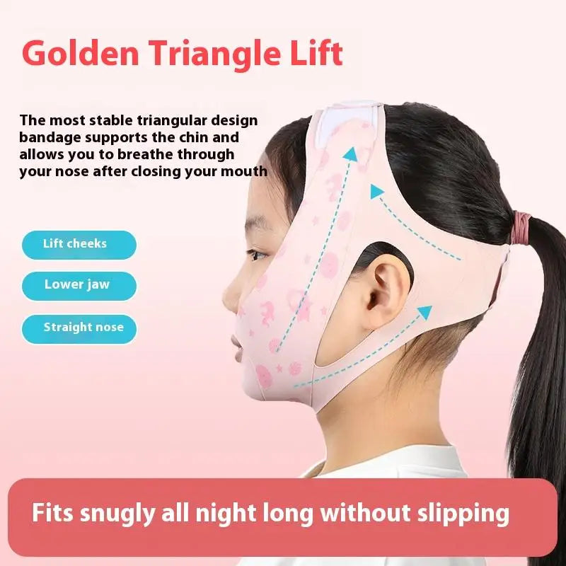 Anti-Snoring Chin Strap for Kids | Stop Snoring Belt for Children additional angle