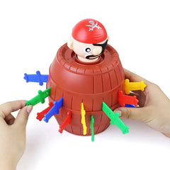 Fun Pirate Barrel Toy Sword Jump Pirate Game Board Children Halloween Toy Parent-child I detail view