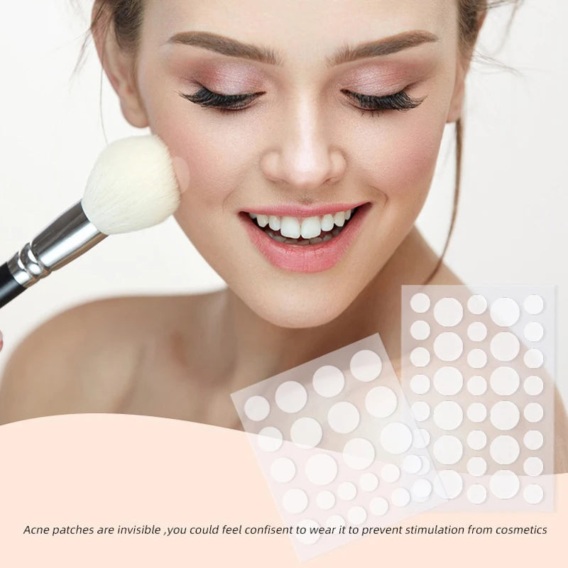 24pcs/36pcs Round Hydrogel Invisible Acne Sticker | Skin Care & Makeup Cover Patches alternate view