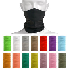 Summer UV-Protection Bandana Seamless Tube Scarf Headwear Cycling Face Cover Multi-use Headband Wome