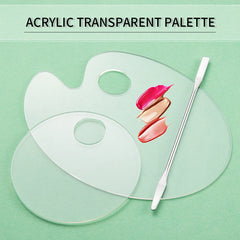 Transparent Acrylic Palette Mixing Rod Set | Makeup Painting Nail Polish Tools