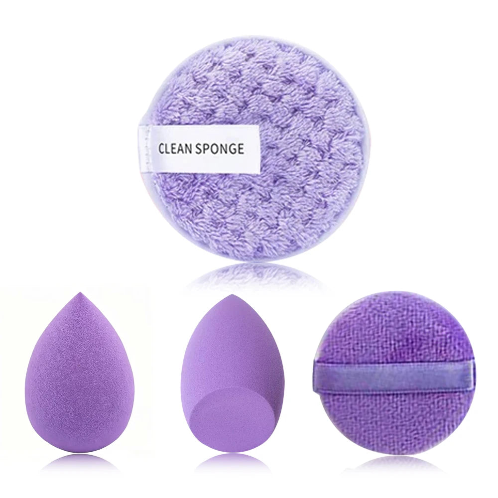 33pcs beauty set makeup kit large and small beauty sponges for flawless makeup applicati detail view