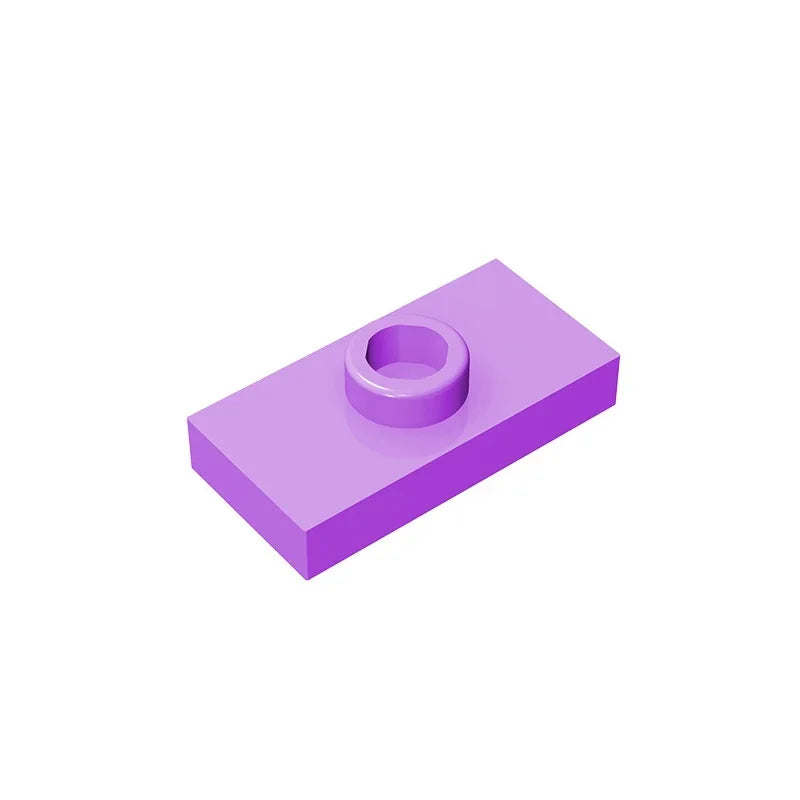 Gobricks PLATE 1X2 W. 1 KNOB | Modified Building Block Compatible with Lego 15573 lifestyle view
