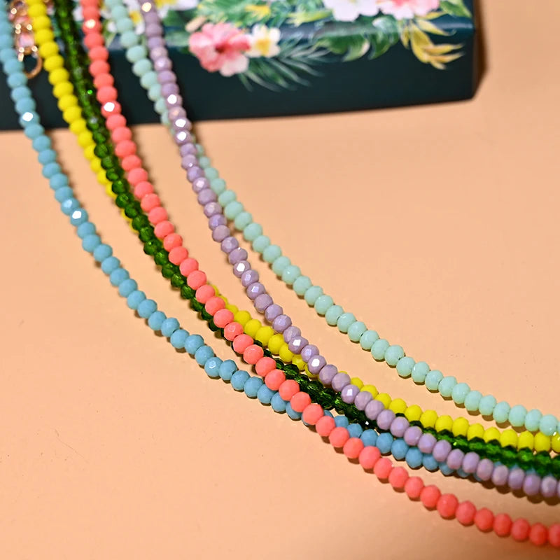 Shell Star Crystal Choker Necklace | Trendy Summer Jewelry for Women additional angle
