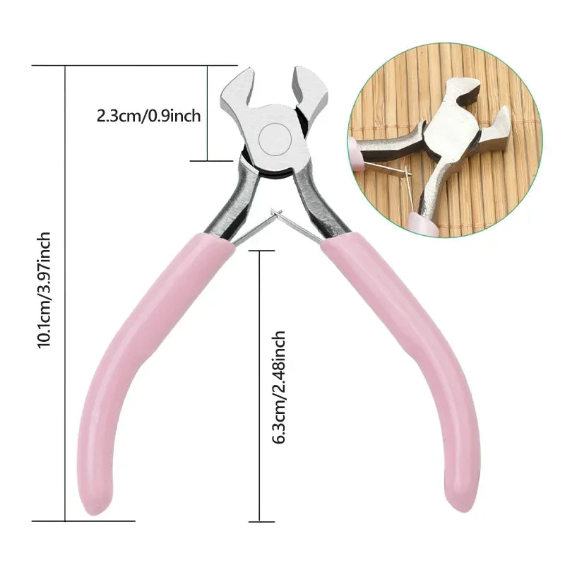8 Style Jewelry Pliers Tools & Equipment Kit | DIY Jewelry Making Tool Set additional angle