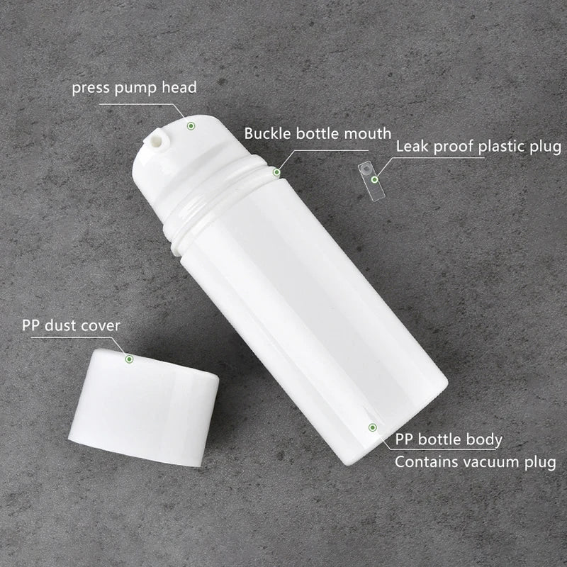 30-150ml Vacuum Pump Bottles Empty Refillable Makeup Cosmetics For Cream Gel Moisturi alternate view
