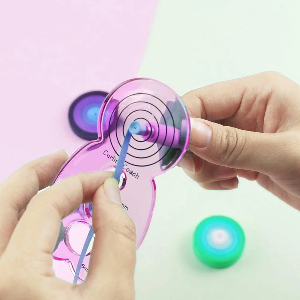 Paper Quilling Tools Set | Slotted Needle Pen Kit for DIY Paper Craft close-up view