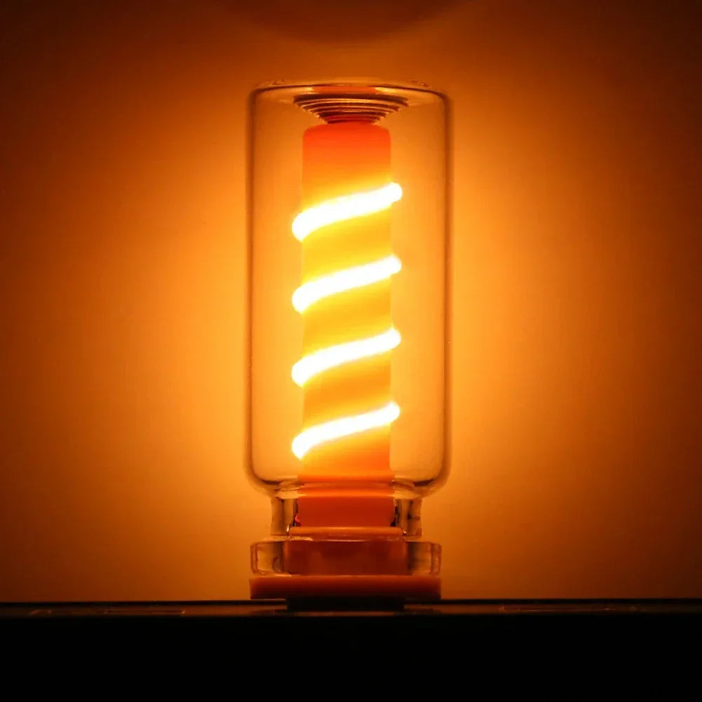 5V USB LED Spiral Filament Touch Dimming Bulb | Retro Night Light Atmosphere Lamp lifestyle view