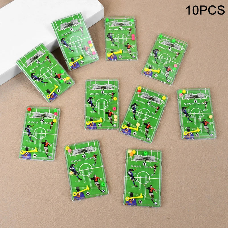 Soccer Party Bracelets Keychain Pin Ball Maze Game Toys Football Theme Kids Birthday lifestyle view